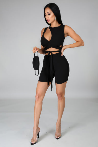 “Catch This Angle” Romper Set