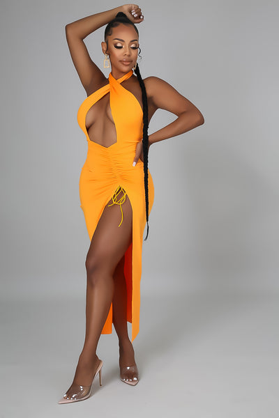 “Lifetime Hottie” Orange Dress