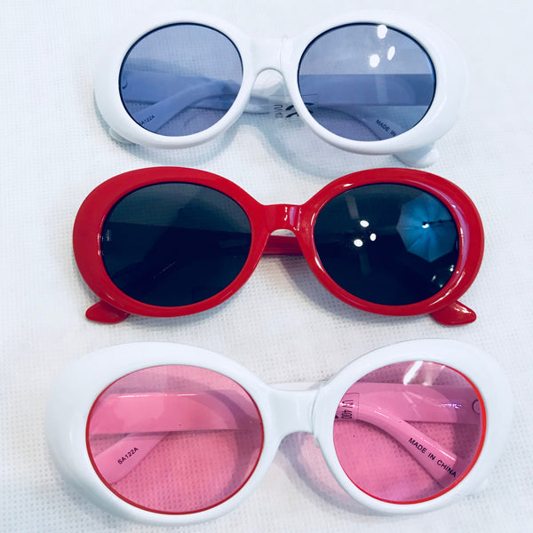“Suzie Q” Retro Round Sunglasses